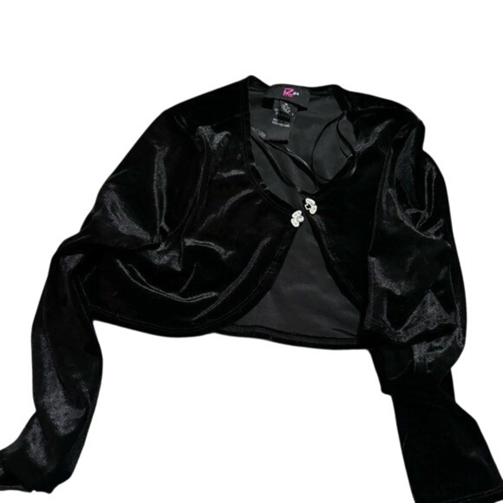 Girls Medium 10-12 velvety shawl-perfect for holiday dress